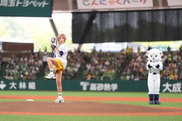 TRF・YU-KI「悔しい、もうちょっとできたはず」 人生初始球式の結果は? 画像