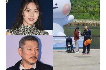 出産した“不倫関係”の女優（43）は赤ちゃんを抱き…妻と離婚できない韓国映画監督と「3人」の姿が目撃 画像