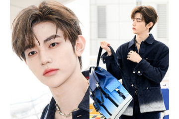 ZEROBASEONEジャン・ハオのせいで空港がランウェイに…!?「沼落ち確定」のファンサ連発！【独自写真】 画像