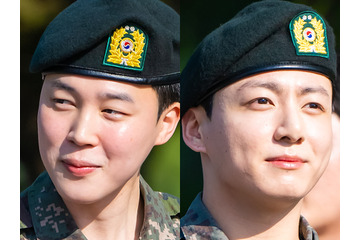 除隊したBTS・JIMINとJUNG KOOK「軍隊で10kg太った」「年を取るほど落ちにくく」…ライブ配信で率直な心境 画像