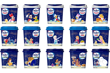 ミッキー、エルサ、スティッチまで！明治ブルガリアヨーグルトがディズニーパッケージで新登場 画像