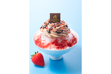 ゴディバがストロベリーの“贅沢かき氷”に！税込900円で7月4日から販売開始 画像