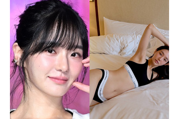 夏先取りの“開放的スイムウェア”で注目された『イカゲーム3』女優、CKアンダーウェアで寝室妖艶ポーズ【PHOTO】 画像