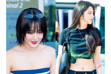 暑さで“肌見せ”増加?ハン・ソヒはタトゥー×ミニスカ、ミンニはバカンス風“涼感ルック”披露 画像