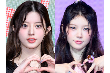 ILLIT・ミンジュ＆モカ、“双子級”のシンクロビジュアルにファンも困惑？「見分けがつかない…」【PHOTO】 画像