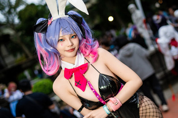 網タイツが妖艶なバニーガール！台湾美女のキュートなボンテージ姿にドキドキが止まらない【写真9枚】 画像