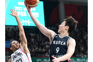 バスケ日韓戦は韓国の2連勝、国交正常化60周年を記念して在韓日本大使も観戦!! 画像