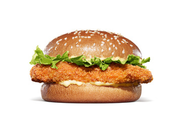スモーキーな香りがたまらない！バーガーキング、「スモーキーフライドチキンバーガーズ」3種が新発売 画像