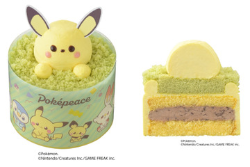 ピカチュウがケーキになって登場！銀座コージーコーナー、「ピカチュウのチョコバナナケーキ」を8月1日から発売 画像