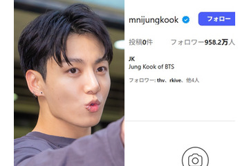 BTS・JUNG KOOK、投稿「0件」でフォロワー1000万人目前　除隊後に開設したインスタでも世界的人気を証明 画像