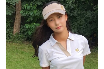 本当に18歳？女優の母を持つ美しき韓国ゴルファーがプロ転向　TWICE事務所も惚れたビジュアルで話題 画像