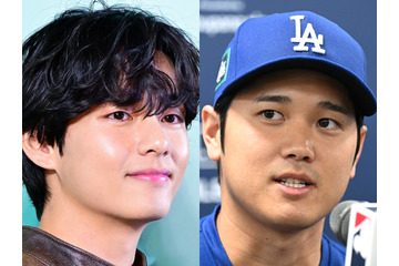 大谷翔平と“最高同士”の出会い、ドジャースは“7”得点大勝　世界のARMYと現地MLBファンを魅了したBTS・V 画像