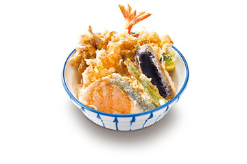 さん天、ボリューム満点の「秋鮭とさんまの贅沢天丼」が9月4日より新登場！ 画像