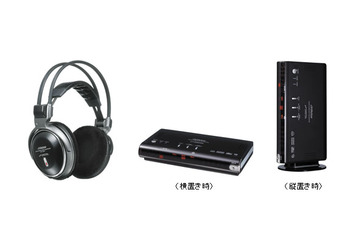 ビクター、デジタルコードレスのサラウンドヘッドホン 画像