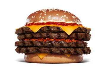 クセになる辛さの超大型バーガー！バーガーキング、「インフェルノ ザ・ワンパウンダー」登場 画像
