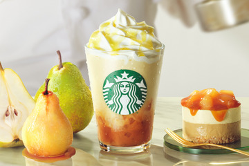 スタバ、新作フラペチーノ「洋なし 生キャラメル」が登場！9月10日より販売 画像