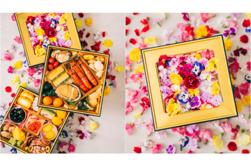 蓋をあけると満開の“食べられる花”！「春迎えの花おせち2026」予約販売開始 画像