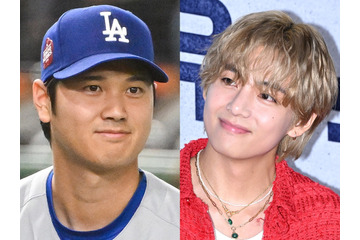大谷翔平と対面の舞台裏も…BTS・V、LAドジャース始球式ビハインド映像公開！「楽しかった」 画像