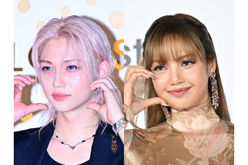 Stray Kids・フィリックス＆BLACKPINK・リサ、意外な仲睦まじい2SHOTが話題「尊い」【PHOTO】 画像