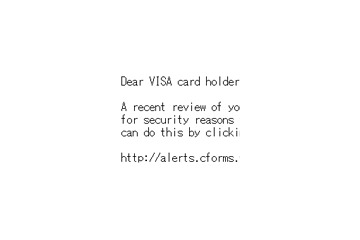 VISAをかたるフィッシングメールに注意〜フィッシング対策協議会 画像