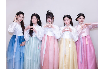 勢いに乗るILLIT、韓服姿で秋夕（チュソク）の挨拶「ゆっくり休んで体も心も充電される時間を」 画像