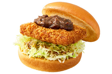 モス、“金沢カレーカツバーガー”を東京・北陸・中京で発売！1個につき20円を能登半島に寄付 画像