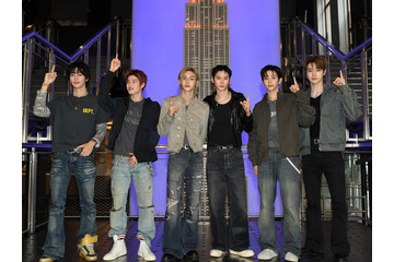 RIIZE、米ニューヨーク『エンパイア・ステート・ビル』をチームカラーに点灯「夢がさらに大きく、鮮明になった」 画像