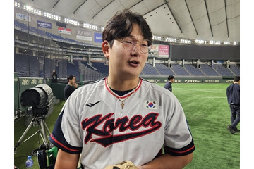 侍ジャパンと戦う“NPB好き”韓国21歳が才能発揮　通訳ナシで日本語取材対応「中学時代に勉強しました」 画像