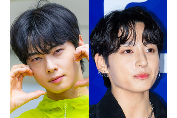 ASTRO・チャウヌ、軍服姿でBTS・JUNG KOOKとダンスチャレンジ！敬礼し合う姿が話題 画像