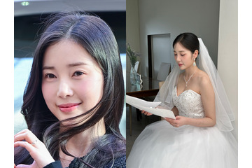 “バツイチ”五輪金メダリストと熱愛説の元アイドル、純白のウェディングドレス姿を公開【PHOTO】 画像