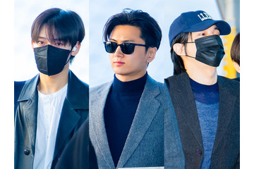 ENHYPEN、隠しきれない“イケメンオーラ”で空港に登場！「2025 MAMA AWARDS」のため香港に出国【空港写真】 画像