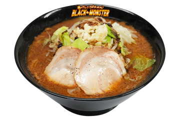 大量の背脂が入った一杯！花月嵐、人気No.1ラーメン「嵐げんこつらあめんブラックモンスター」を28日限定で復活販売 画像
