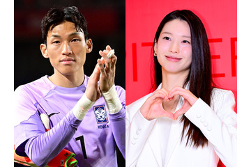 FC東京キム・スンギュがメロメロ状態？美人モデル奥様と見つめ合う密着SHOTにファン悶絶【PHOTO】 画像