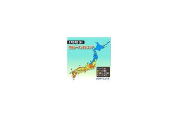 東京都と大阪府、本格花粉シーズンに突入!! 画像