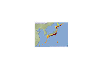 気象庁、第1波津波観測に関する情報を発表 画像