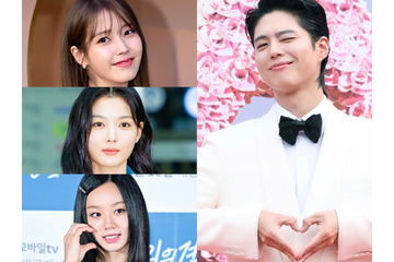 5冠に輝いたパク・ボゴム、共演女優3人と“仲良しツーショット”　カップル運に恵まれた一日【PHOTO】 画像