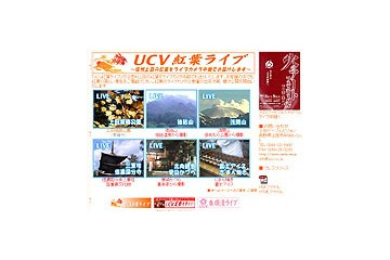 連休はお部屋でもみじ狩り!?　信州上田から紅葉ライブ中継 画像