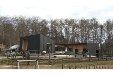 リビングの窓から愛馬がひょっこり！小さい頃からの夢だった“馬”との暮らしを実現した家『住人十色』 画像