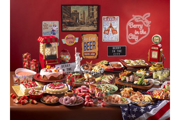 いちごスイーツ＆アメリカングルメが食べ放題！リーベルホテル大阪の春ビュッフェが3月1日スタート 画像