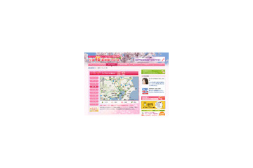 ライブカメラ、開花情報、etc. こんな桜サイトはいかが? 画像