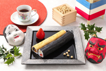 見た目は恵方巻き、中身はクレープ！群馬・富岡市の飲食店で「恵方巻きクレープ」販売！ 画像