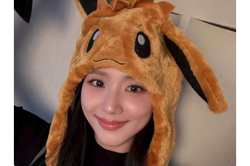 「これはマスターボール使うわ」BLACKPINK・ジスがイーブイに！“こうかはばつぐん”なキュートさ 画像