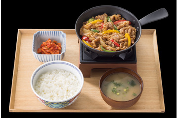 吉野家、20日より新商品「牛プルコギ定食」を販売 画像