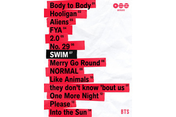 BTS、5thアルバム『ARIRANG』全14曲公開！タイトル曲はRM作詞“人生を泳ぎ進む姿勢”を歌う「SWIM」 画像