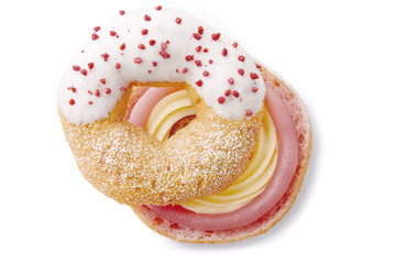 ミスタードーナツ、春の定番商品「桜もちっとドーナツ」全4種を11日から販売！ 画像