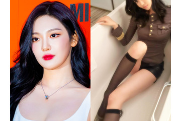 短すぎない…？aespa・ニンニン、“超ミニ丈”で太もも全開！バスタブで見せた大胆ポーズに悶絶 画像