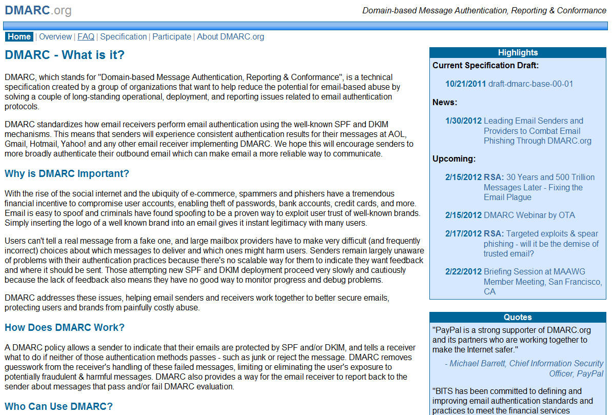 Google Facebook ヤフーなど15社でフィッシング対策 Dmarc Org を発足 Rbb Today