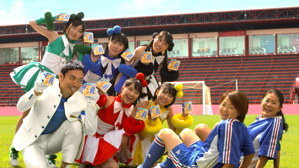 長友 ももクロが女子サッカー澤 宮間を応援 新cm メイキングをウェブで Rbb Today