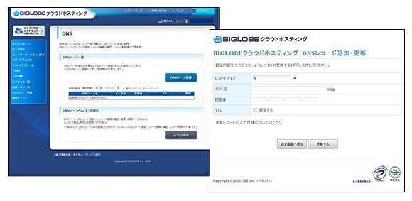 Biglobeクラウドホスティング 保有ドメインのdns登録機能を追加 Rbb Today
