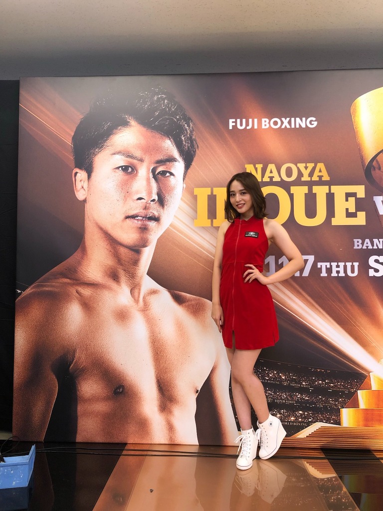 Wbssラウンドガールの神部美咲 井上尚弥選手の勝利で注目度アップ 勝利の女神 Rbb Today